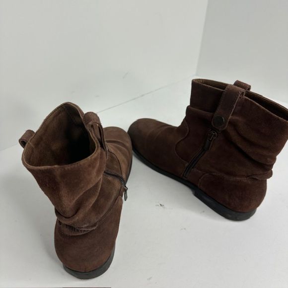 Birkenstock Brown Suede Ankle Boots - Picture 4 of 5